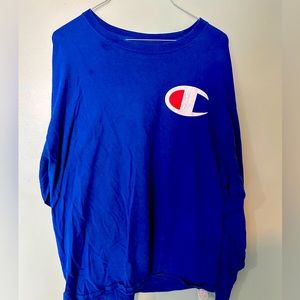 Champion blue long sleeve size: L